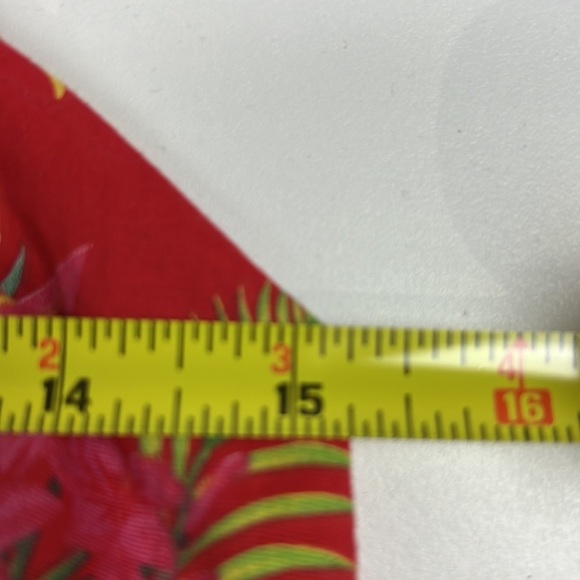 Love Red Tropical Print Halter Sundress - Picture 4 of 8